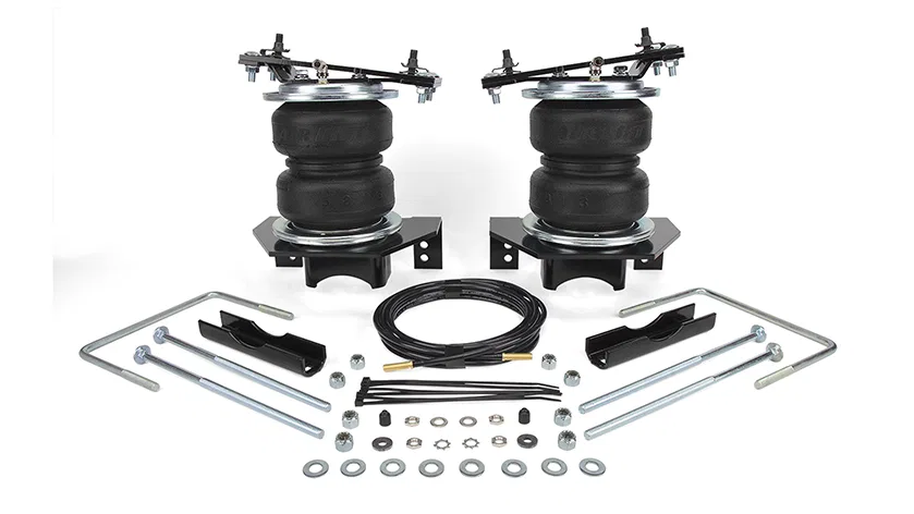 57380 – AIR LIFT Helper Spring Kit, Air Spring Frame Mount Up To 5000 Pounds Of Leveling Capacity Air Adjustable From...